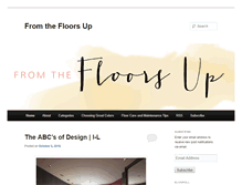 Tablet Screenshot of fromthefloorsup.com